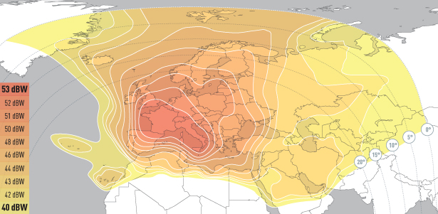 Sky Italy Downlink Coverage